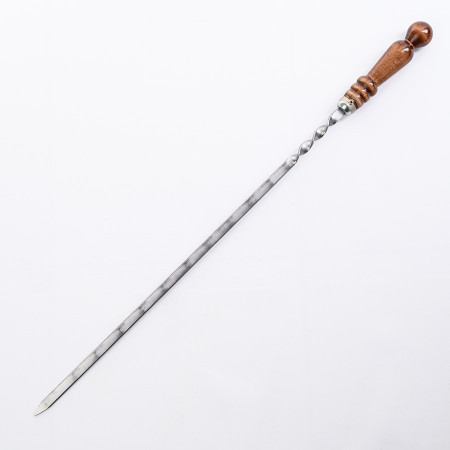 Stainless skewer 670*12*3 mm with wooden handle в Ростове-на-Дону