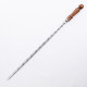 Stainless skewer 620*12*3 mm with wooden handle в Ростове-на-Дону