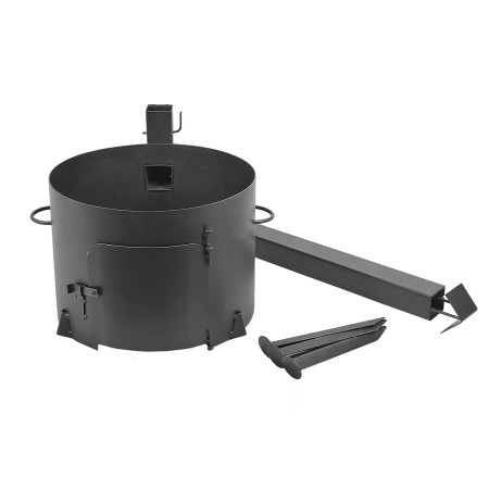 Stove with a diameter of 360 mm with a pipe for a cauldron of 12 liters в Ростове-на-Дону