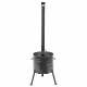 Stove with a diameter of 440 mm with a pipe for a cauldron of 18-22 liters в Ростове-на-Дону